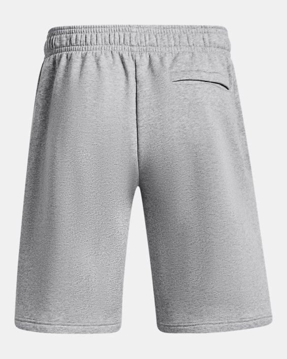 Men's UA Rival Fleece Graphic Shorts, Gray, pdpMainDesktop image number 5